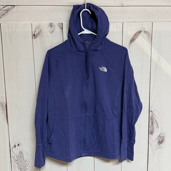 The North Face Full-Zip Hoodie Women’s XL Blue Casual Layer GUC - Picture 1 of 11